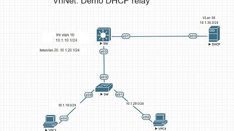 VnNet demo DHCP relay