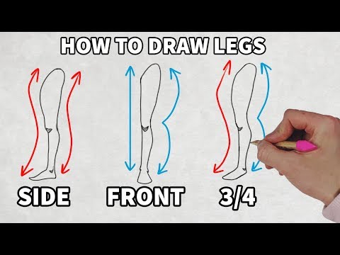 فيديو: كيفية رسم الساقين البشرية