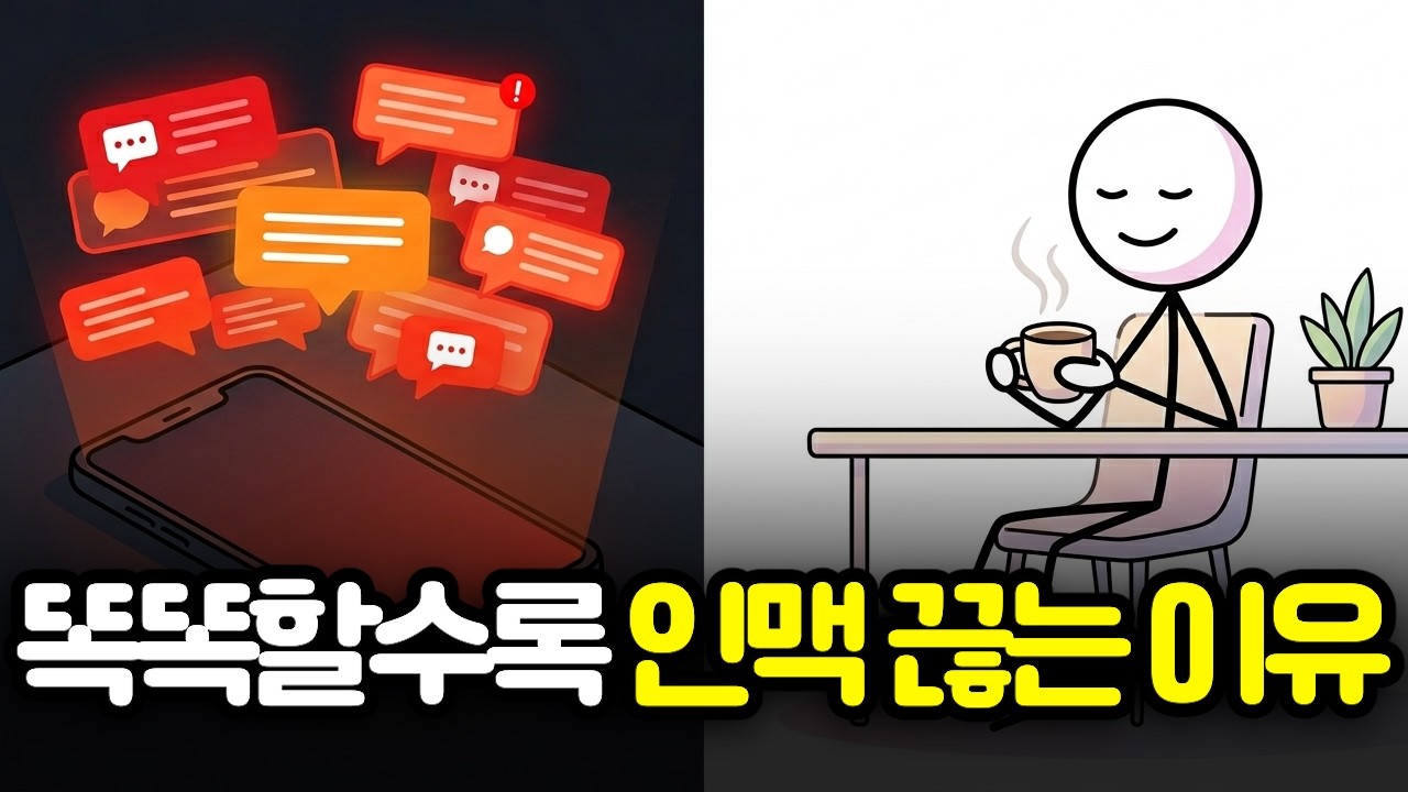 똑똑한 사람들이 갑자기 연락을 끊는 소름 돋는 이유