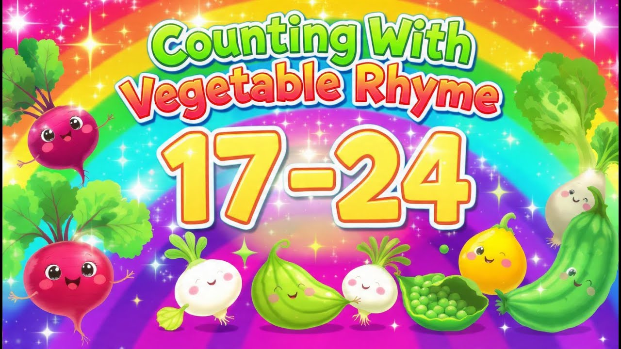 Vegetable Counting Part 3 | Fun Kids Rhyme | KK Smart Kids | Kids Counting