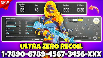 🔥Bgmi sensitivity settings 2025 🥵 | Bgmi best sensitivity settings 😱| Zero recoil sensitivity bgmi