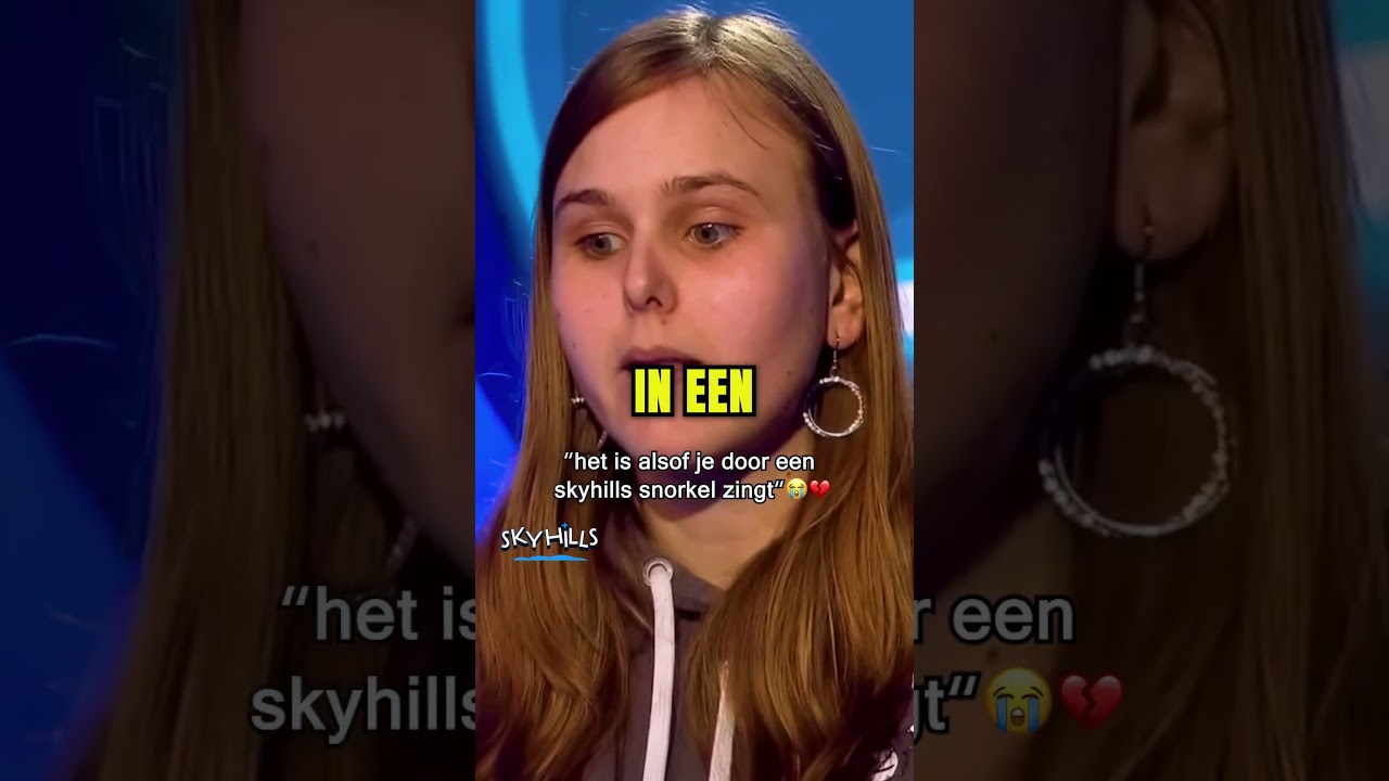 "het is alsof je door een snorkel zingt" 😭💔 #idolsnederland #geentalent #viraal #shorts