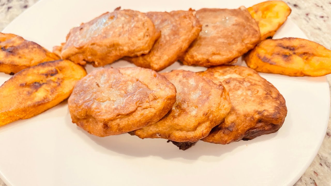 How to make banana fritters Jamaican style YouTube