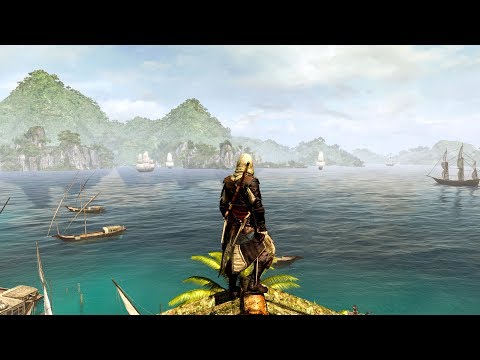 ASSASSIN'S CREED 4 BLACK FLAG FREE ROAM GAMEPLAY (4K 60FPS)