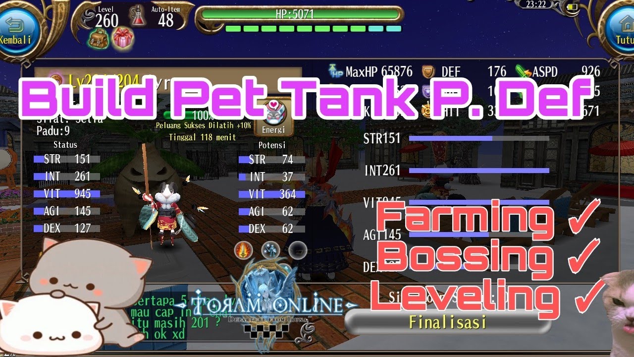 Toram Online Build Pet Tank "Cyrus" YouTube
