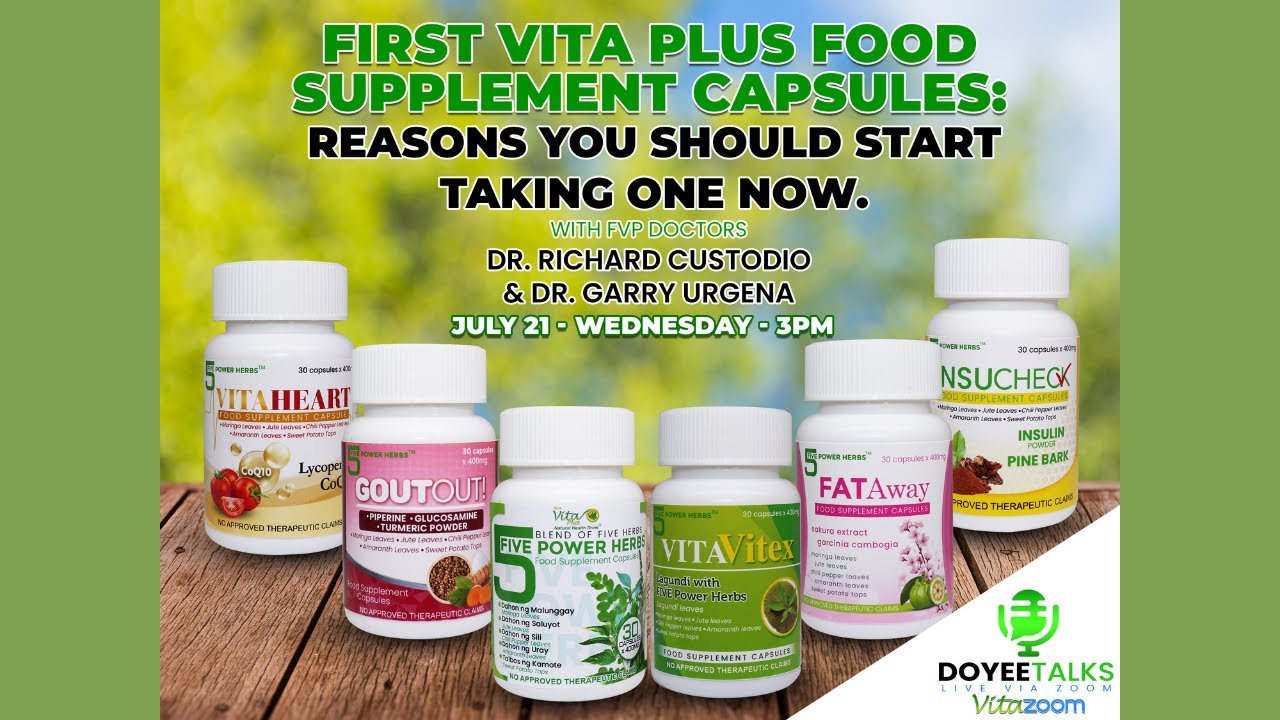 Doyee Talks First Vita Plus Food Supplement Capsules Reasons You