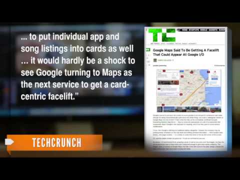 Google Maps Redesign in Cards
