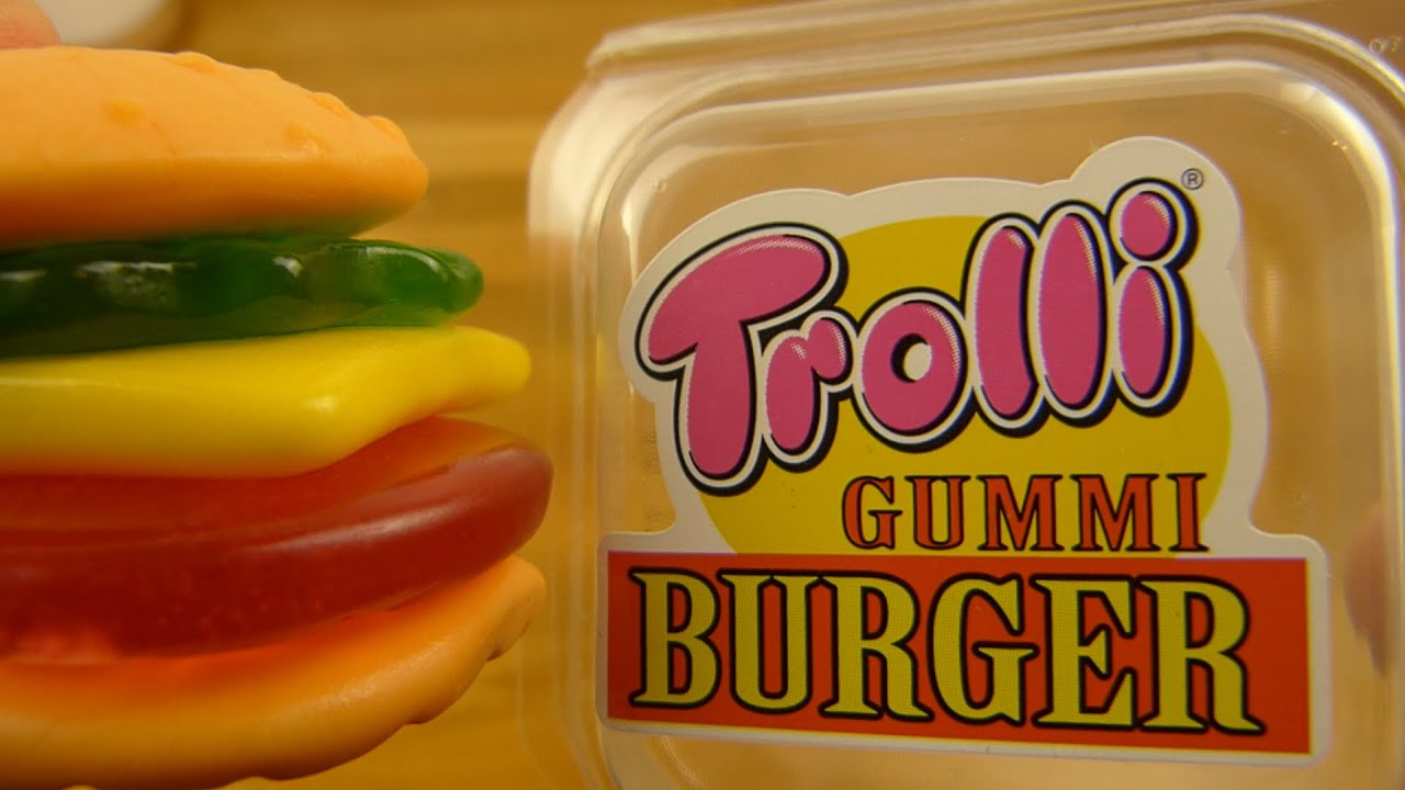 Trolli Gummi Burger Youtube
