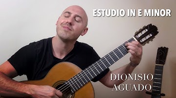 Dionisio Aguado - Estudio in E Minor | Beginner Classical Guitar Etude | Jonathan Richter