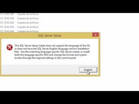 Problema al Instalar SQL Server 2012