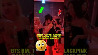 Omg Jisoo, Rosè , Bts Rm And Taehyung Attended The Paradise Art Night Frieze