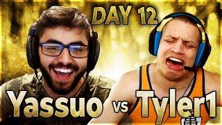 THE DIAMOND 1 STRUGGLES | YASSUO VS TYLER1  $10K BET: DAY 12