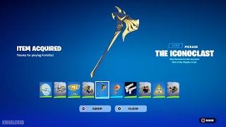 (FIX) How To Get The Iconoclast Pickaxe NOW FREE In Fortnite! (FREE The Iconoclast Harvesting Tool)