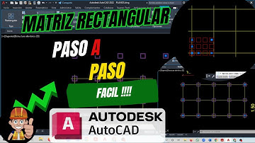 Matriz Rectangular #Array | en AutoCAD