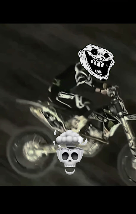 The best stunt trick with a dirt bike ☠️🔥#dirtbike #stunt #trollface #viralvideo #fyp #shorts