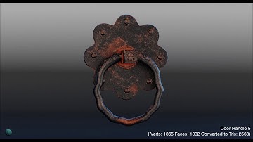 Door Handle 5 - 3D Model
