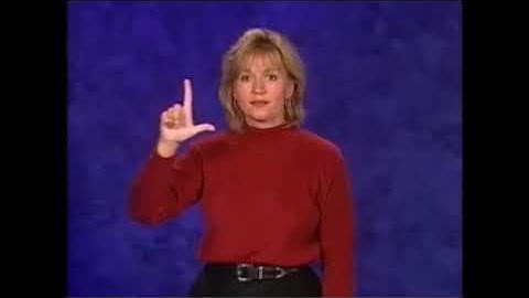 RSS ASL Lesson 6 part 3c How to spell any word  -  Fingerspelling