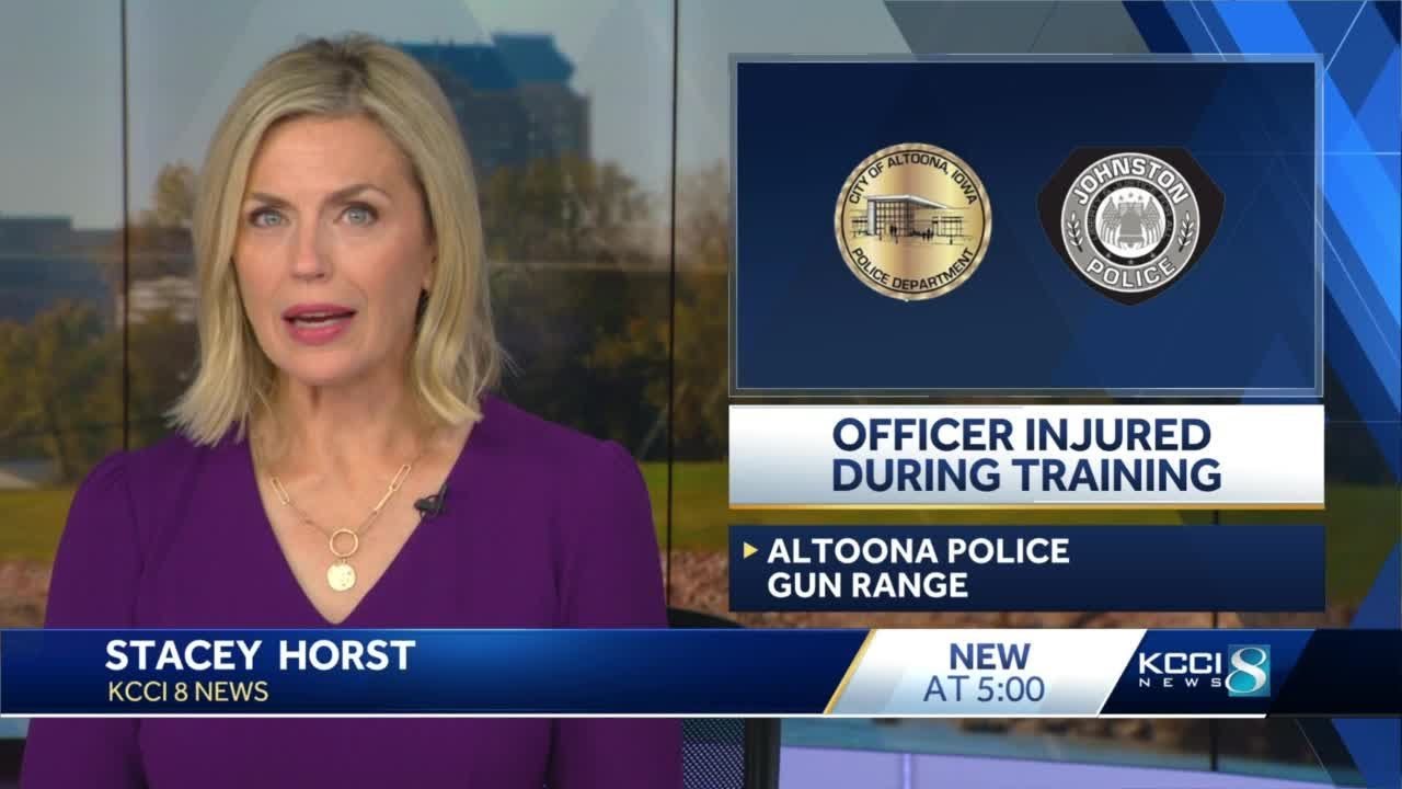 Johnston officer injured after shooting self in foot at Altoona police indoor shooting range