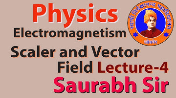 Scaler and Vector Field-Electromagnetism Lecture-4 B.Sc.-1st UG Physics Video LectureHindi SVMJOBNER