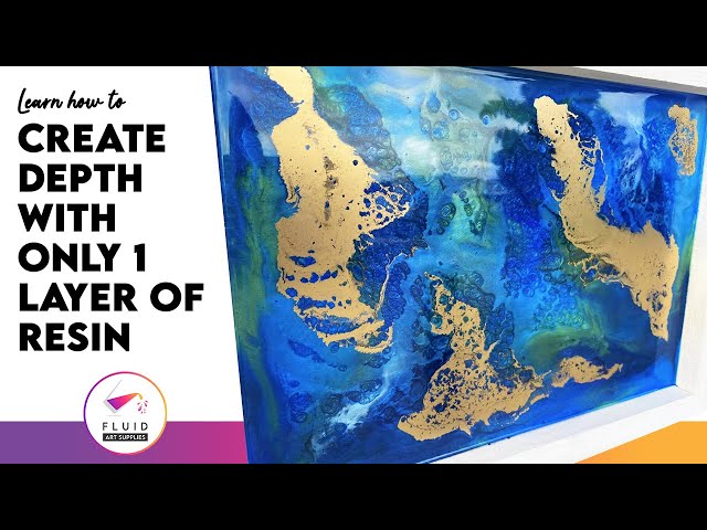 Colorful Resin Art/ start to finish/ HOW TO create depth/ multiple layers 