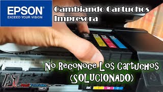 Impresora NO Reconoce Cartuchos EPSON - YouTube