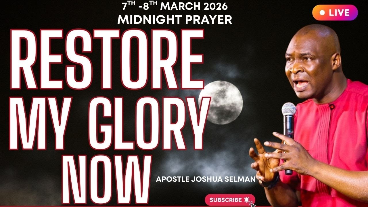 RESTORE MY GLORY NOW! 🔥 | Powerful Midnight Prayer for Divine Restoration