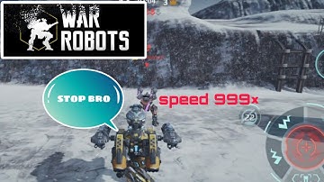 War Robots Insane speed 999× hacker in arena [WR]#warrobots