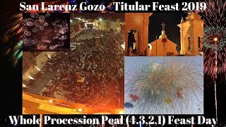 Purċissjoni Kollha (2019 - 4,3,2,1) - San Lawrenz St. Lawrenz - Festa Titulari - 4 Qniepen / 5