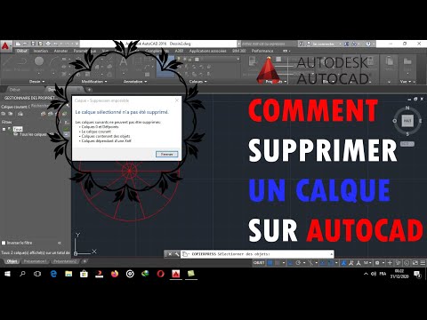 Vidéo: Comment Supprimer Un Calque Dans AutoCAD