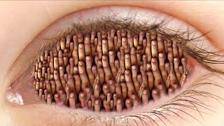 2d asmr animation || removal worm Infection from eye || asmr treatment ||crazy op xyz gaming
