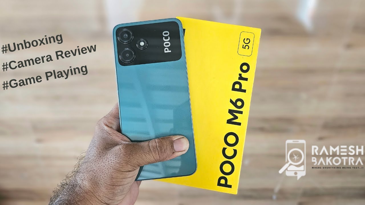 Xiaomi Poco M6 Pro 5G Unboxing & Review  Design, Antutu,Setup, Gaming &  Camera Test 