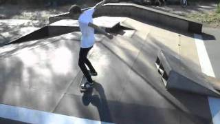 2 Bitches are skateboarding the Funbox Skate Park