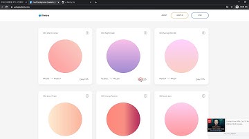 2020 03 18, 프론트, 개념, 웹 그라디언트 사이트 사용법