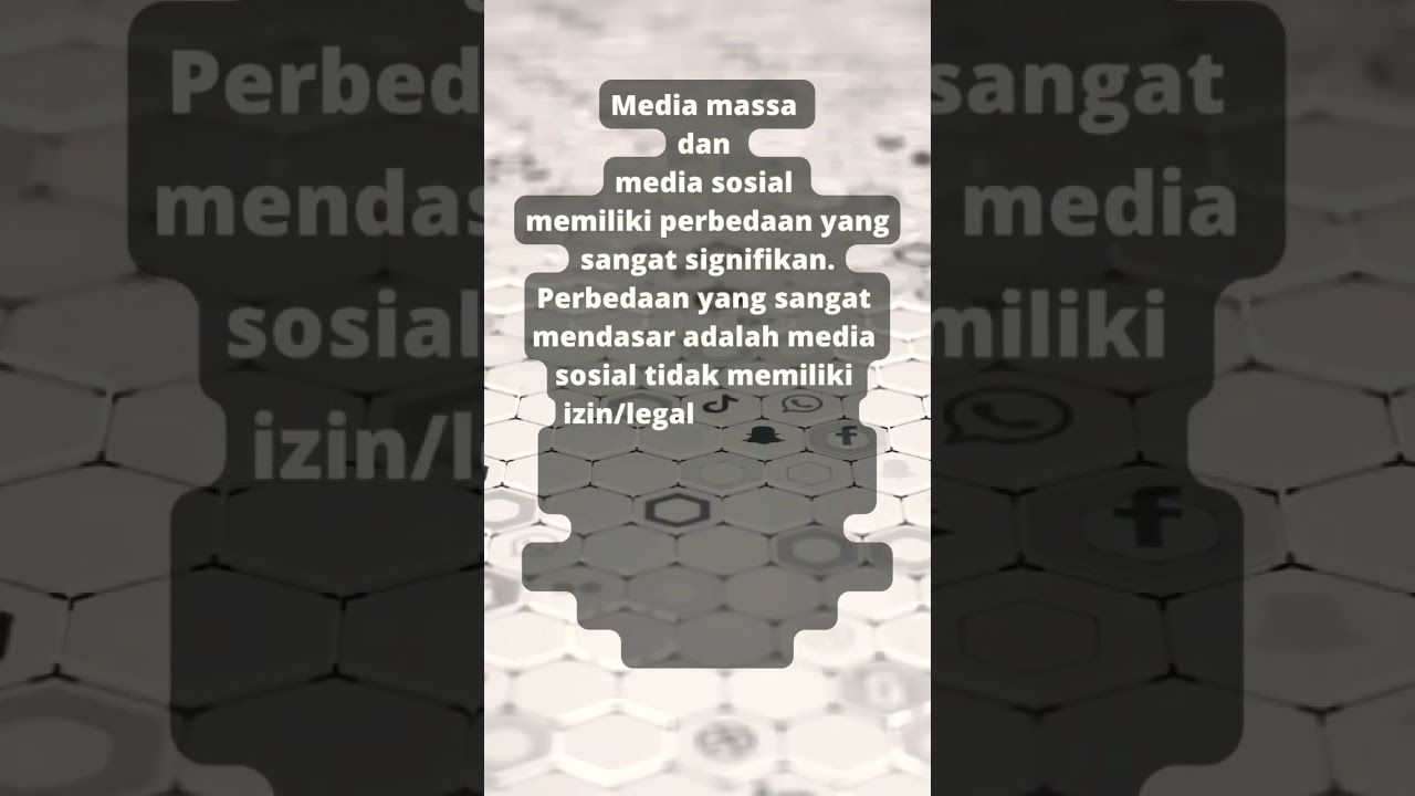 Perbedaan Media Sosial VS Media Massa