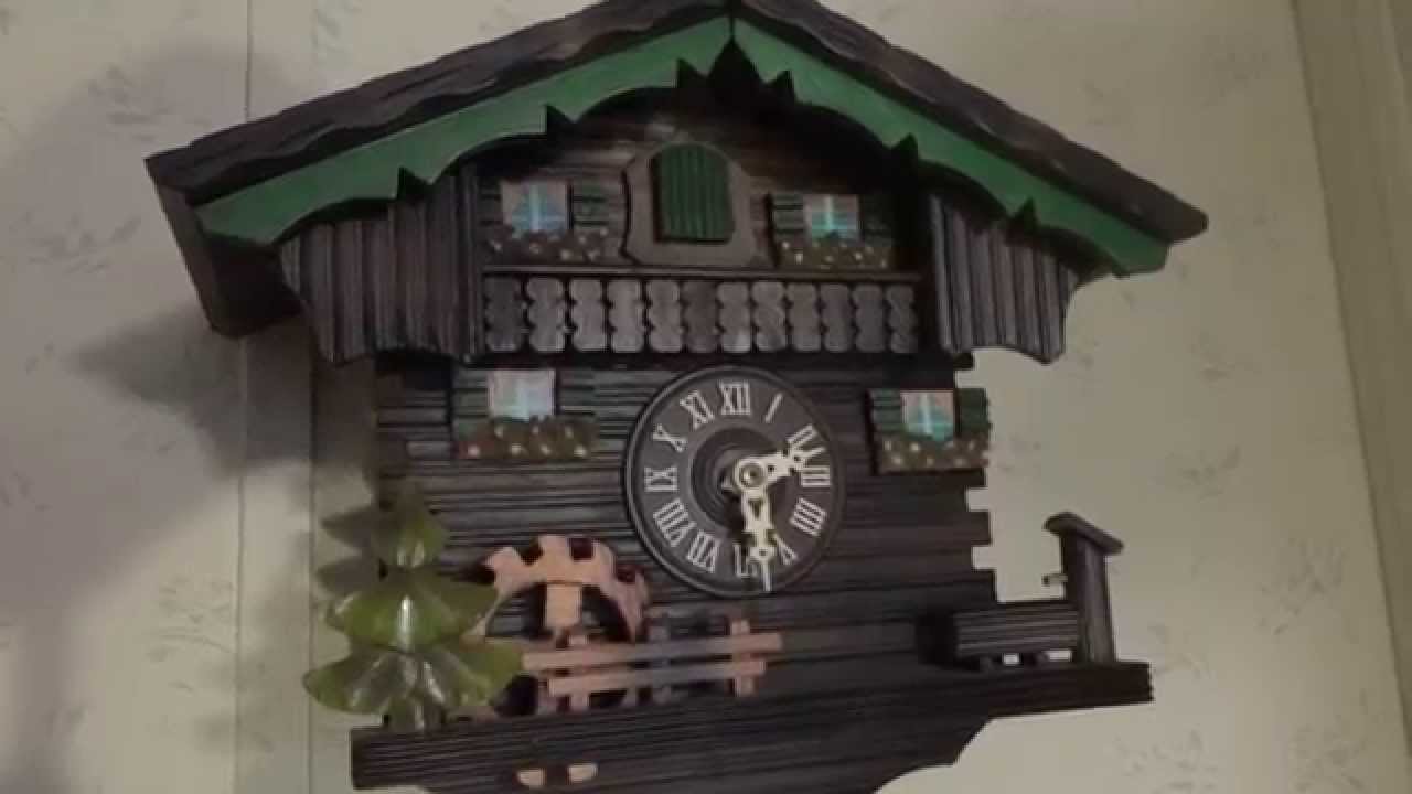 West German Chalet Musical Cuckoo Clock Regula movement YouTube
