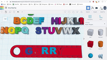 Making a keychain on Tinkercad.com Step 2