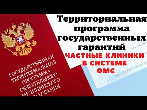 Территориальная программа государственных гарантий бесплатного оказания гражданам медицинской помощи