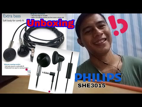 Unboxing - Review Earphone Philips SHE3015 airbud mic Dari Buka Lapak Murah Berkualitas