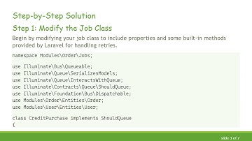 How to Programmatically Run a Job for 5 Times if Failed in Laravel