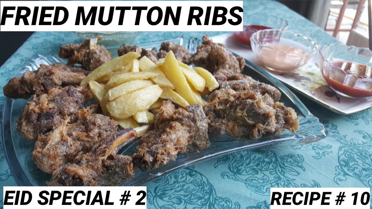 Fried Mutton Ribs Eid Special 2 Recipe 10 YouTube