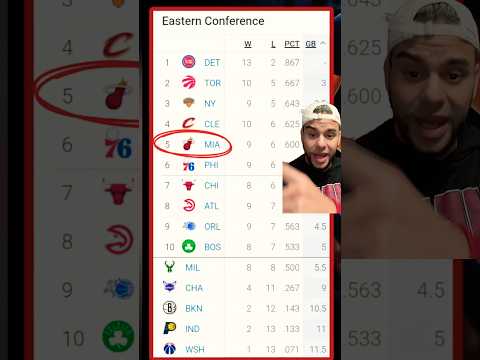 Miami Heat are the 5TH SEED! Important game tonight against the Bulls. #nba #shorts #fyp #trending