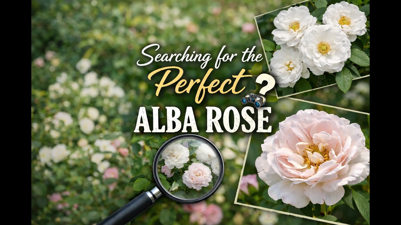 Searching for the Perfect Alba Rose - YouTube