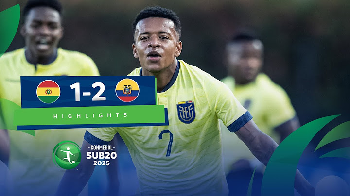 BOLIVIA vs. ECUADOR  [1-2] | RESUMEN | CONMEBOL SUB20 | FASE DE GRUPOS