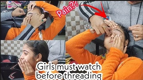 My first threading experience|Doing eyebrows for first time| Miss Jazz