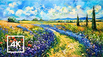 Van Gogh's Flowers: Blooming Fields inspired by Vincept van Gogh