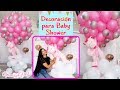 DECORACION CON GLOBOS PARA BABY SHOWER O PRIMER CUMPLEAÑOS/PELUCHE FLOTANTE/Baby Shower Decor Idea