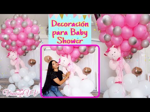 Como hacer bouquet con globos para baby shower - paso a paso arreglos con  globos para bebes 