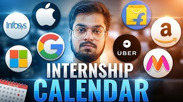 Internship Calendar 2026 | Which company hires when OFF CAMPUS?