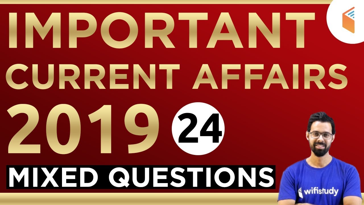 RRB Group D 2019 | Current Affairs 