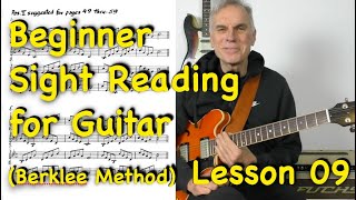 Beginner Sight Reading for Guitar - Lesson 9 (Berklee Method)